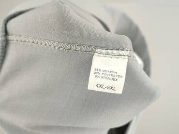 spodnie z dziurami plus size: Leggings, Spodnie materiałowe damskie, 4XL — 4