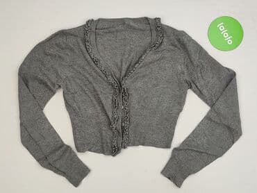 sweter z krótkim rękawem męski: Kardigan damski, rozmiar M — 2