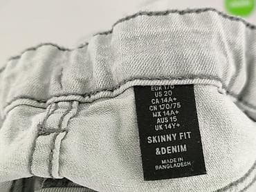 is 158 cm short: Spodnie jeansowe, H&M, 14 lat, 158/164, stan - Bardzo dobry — 4