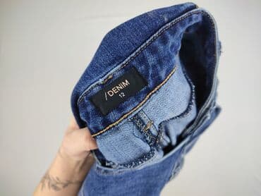 mom dżins: Denim, Ogrodniczki damskie, rozmiar L — 4