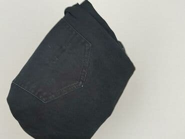 czarne spodnie jeansy: Jeansy damskie, rozmiar M — 6