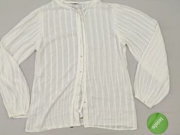 białą bluzka z długim rękawem zara: Zara, Bluzka damska, rozmiar L — 3