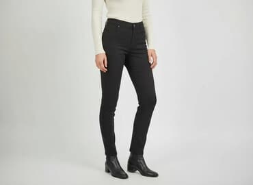 legginsy woskowane push up: CAMBIO, Spodnie materiałowe damskie, S — 6