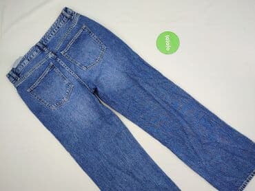 sinsay dżinsy z wysokim stanem: Denim, Jeansy damskie, rozmiar M — 4