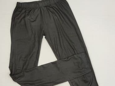 legginsy woskowane z wysokim stanem: Leggings, Legginsy Sportowe damskie, rozmiar M — 1