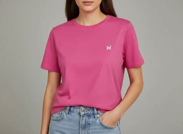 t shirt damski z haftem: Sinsay, T-shirt damski, rozmiar S — 7