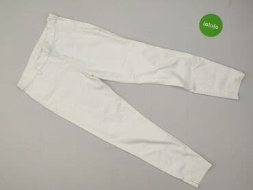 Women: Material trousers for women, size S (EU 36) — 2