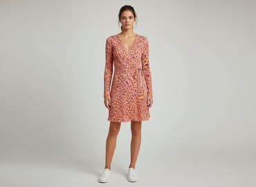 sukienka pomarańczowo różowa mohito: Sukienka damska, rozmiar M — 1