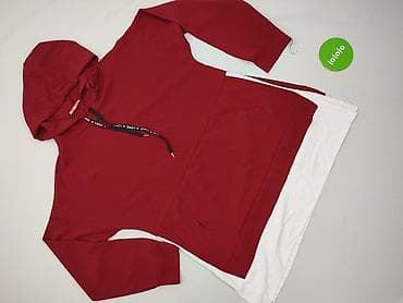 czerwona bomberka: Bluza z kapturem damska, rozmiar S — 2