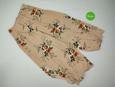 krótkie spodenki z szerokimi nogawkami: Spodnie materiałowe damskie, rozmiar One size — 3