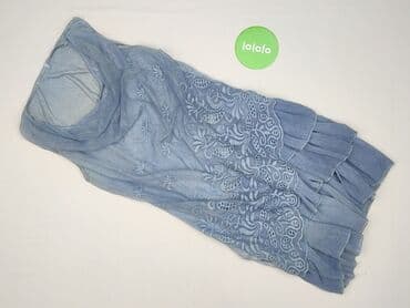 błękitna sukienki midi: Sukienka damska, rozmiar S — 2