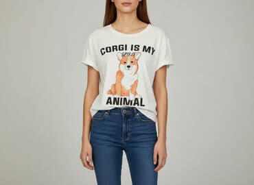 t shirty jamnik: House, T-shirt damski, rozmiar S — 1