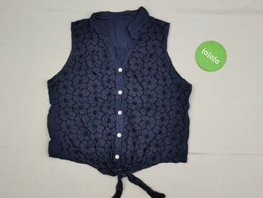 granatowa bluzka na ramiączkach: Bluzka damska, rozmiar L — 2