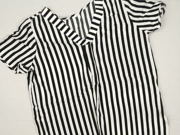 biała bluzka w czarne paski: Women's blouse, size M — 2