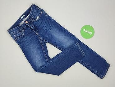 typy spodnic: Spodnie jeansowe, H&M, 8 lat, 128, stan - Idealny — 2