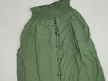 spodnie cargo szare pull and bear: Spodnie materiałowe damskie, rozmiar L — 1