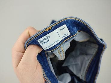 jeansu push up: Bershka, Jeansy damskie, rozmiar S — 4