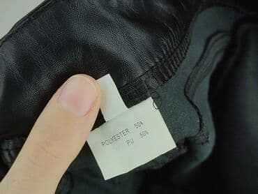 koszula damska z eko skóry: Material trousers for women, size S — 12