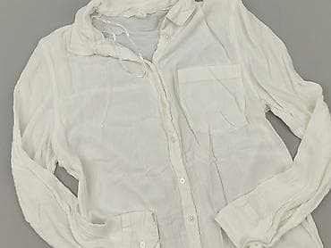 hermes biale klapki: H&M, Koszula damska, rozmiar XS — 1