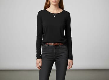 bluzki basic czarne: S.Oliver, Bluzka damska, rozmiar S — 7