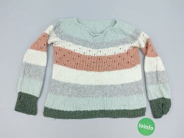 sweter w paski h: Sweter damski, rozmiar L — 2