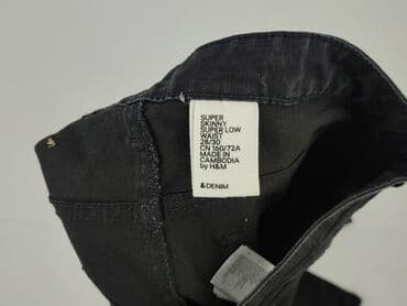 hm krótkie spodenki czarne: H&M, Jeansy damskie, rozmiar S — 4