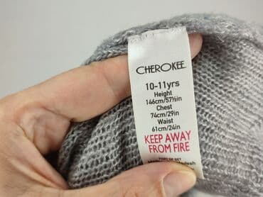 modne czarne sweterki: Sweater, Cherokee, 11 years, 140-146 cm, condition - Very good — 5