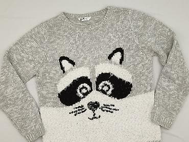 pull and bear bluza szara: Petite, Sweter damski, rozmiar L — 1