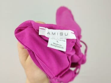 bluzki amarantowa: Amisu, Top damski, rozmiar L — 4
