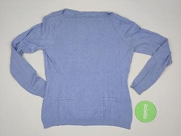 niebieski sweter damski: Sweter damski, rozmiar S — 2