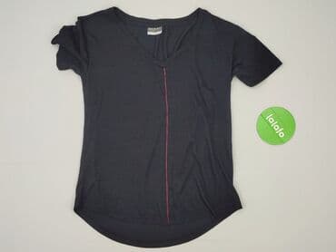 czarne t shirty damskie w serek: Beloved, T-shirt damski, rozmiar S — 2