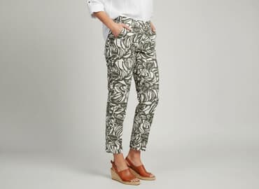 zara spodnie damskie len: Yessica, Material trousers for women, size M — 1