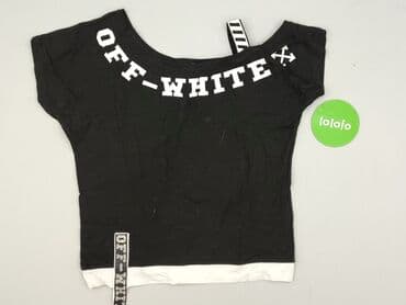 białe t shirty oversize: Off-White, Top damski, rozmiar S — 2