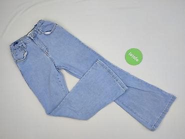 spodnice midi letnie: Spodnie jeansowe, Reserved, 12 lat, 152, stan - Bardzo dobry — 2