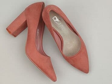 czerwone sandały na słupku ccc: Półbuty damskie, rozmiar 36 — 1