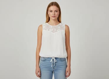 cropp bluzka z długim rękawem: Cropp, Top damski, rozmiar S — 1