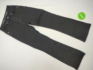 czarne jeansy dzwony: Jeansy damskie, rozmiar S — 2