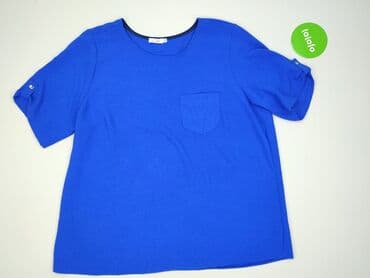 bluzki plisowane: Bluzka damska, 5XL — 2