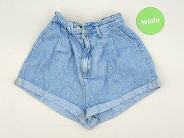 krótkie spodenki paper bag: Bershka, Szorty damskie, rozmiar S — 2