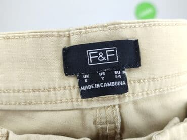 tesco f f kapcie: F&F, Spodnie materiałowe damskie, rozmiar XS — 4
