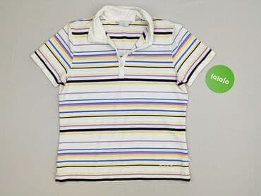 golfy w paski: Polo shirt for men, size L — 3