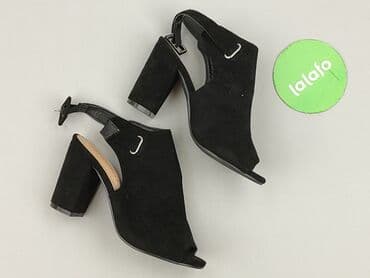 kapcie z piętą: Sandals for women, size 37 — 2
