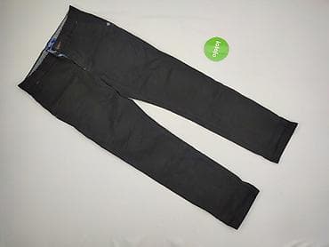 hand work denim: Spodnie materiałowe damskie, rozmiar L — 2