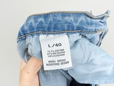 jeans mom slim fit stradivarius: Goodies, Jeans for women, size L (EU 40) — 5