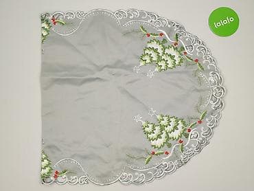 Jewellery Boxes: PL - Tablecloth 118 x 57, color - Grey, condition - Very good — 2