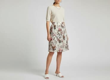 plisowane spódnice szerokie biodra: Spódnica damska, rozmiar M — 1