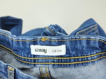 biała marynarka w paski: Spodnie jeansowe, Sinsay, 13 lat, 152/158, stan - Bardzo dobry — 4