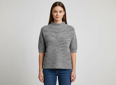 ponczo narzutka: Sweter damski, rozmiar S — 6