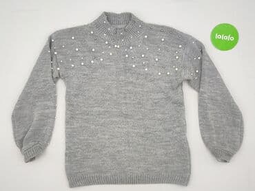 czarny sweter hm: Sweter damski, rozmiar M — 2