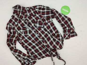 sukienka w czerwoną kratę damska: Koszula damska, rozmiar M — 3